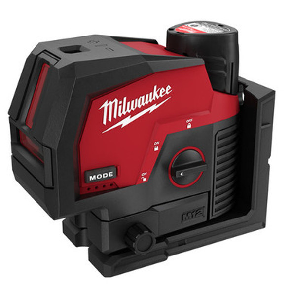 Milwaukee 3622-21 M12 Green Cross Line & Plumb Points Laser Kit