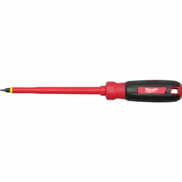 Milwaukee 48-22-2221 1/4" Slotted - 6" 1000V Insulated Screwdriver