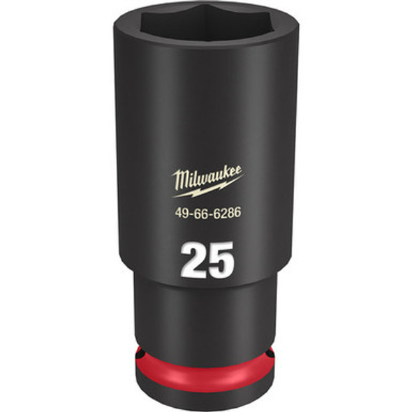 Milwaukee 49-66-6286 SHOCKWAVE Impact Duty 1/2"Drive 25MM Deep 6 Point Socket