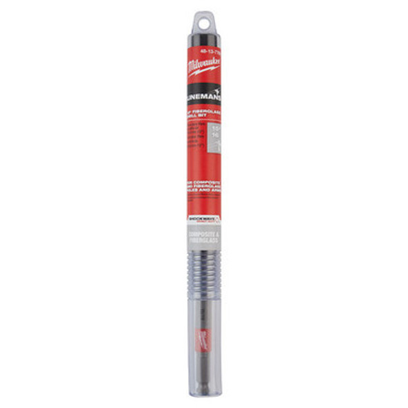 Milwaukee 48-13-7709 15/16"x12" Shockwave Impact Duty Lineman's Fiberglass Drill Bit