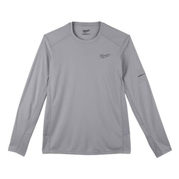 Milwaukee 415G-L WORKSKIN Lightweight Performance Long Sleeve Shirt- Gray, L