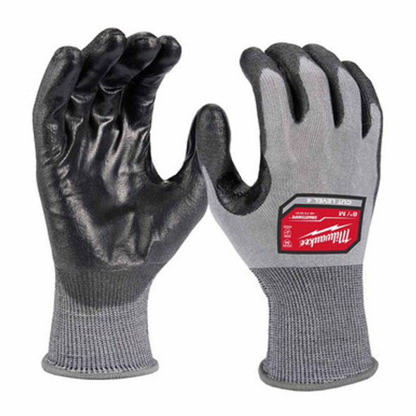 Milwaukee 48-73-8741B High Dexterity A4 Polyurethane Dipped Gloves - Medium