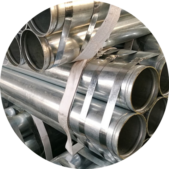 Domestic Galvanized Roll Grooved ERW X 21' Sch40 A53 Grade B