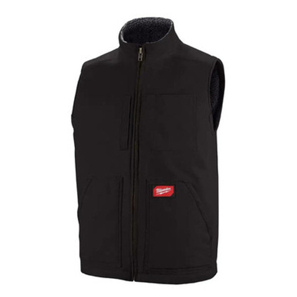 Milwaukee 801B-2X Heavy Duty Sherpa-Lined Vest - Black 2X