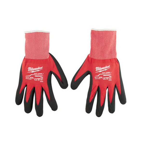 Milwaukee 48-22-8904B 12PK Cut 1 Dipped Gloves  XXL [A1]
