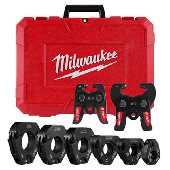 Milwaukee 49-16-2697X 1/2" - 2" IPS-P Pivoting Press Ring Kit for M18 FORCE LOGIC Press Tools