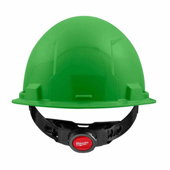 Milwaukee 48-73-1106 Green Front Brim Hard Hat with 4PT Ratcheting Suspension  Type 1 Class E