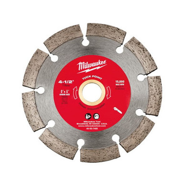 Milwaukee 49-93-7405 4 1/2" Tuck Point Segmented Saw Blade