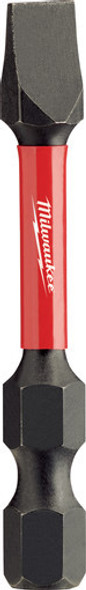 Milwaukee 48-32-4159 SHOCKWAVE 2 in. Impact Slotted 9/32 in. Power Bits (25 Pack)