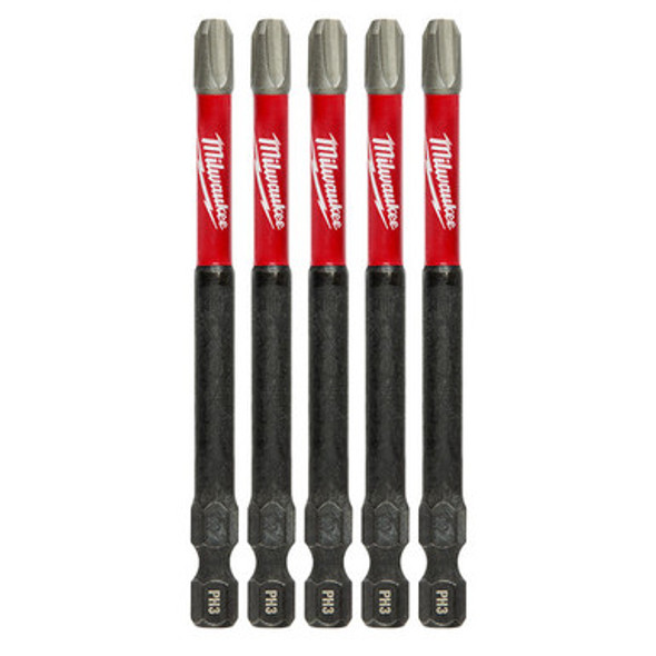 Milwaukee 48-32-4566 Shockwave 3.5" PH3 5PK