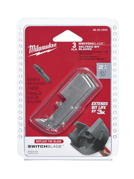 Milwaukee 48-25-5550 2-9/16 in. SwitchBlade Replacement Blade (3 Pack)