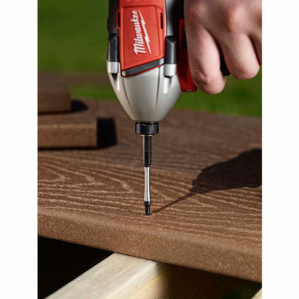 Milwaukee 48-32-4572 #2 Square Recess Shockwave 3-1/2" Power Bit