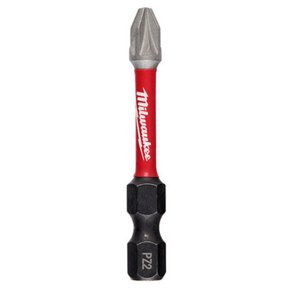 Milwaukee 48-32-4832 SHOCKWAVE 2 in. Power Bits PZ2 (3-Piece)