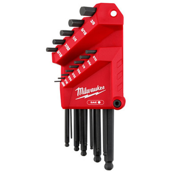 Milwaukee 48-22-2185 13-Key Ball End L-Key Set - SAE