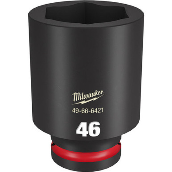 Milwaukee 49-66-6421 SHOCKWAVE Impact Duty 3/4"Drive 46MM Deep 6 Point Socket
