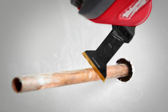 Milwaukee 49-25-1261 MILWAUKEE® OPEN-LOK 1-3/4" TITANIUM ENHANCED BI-METAL METAL BLADE 1PK