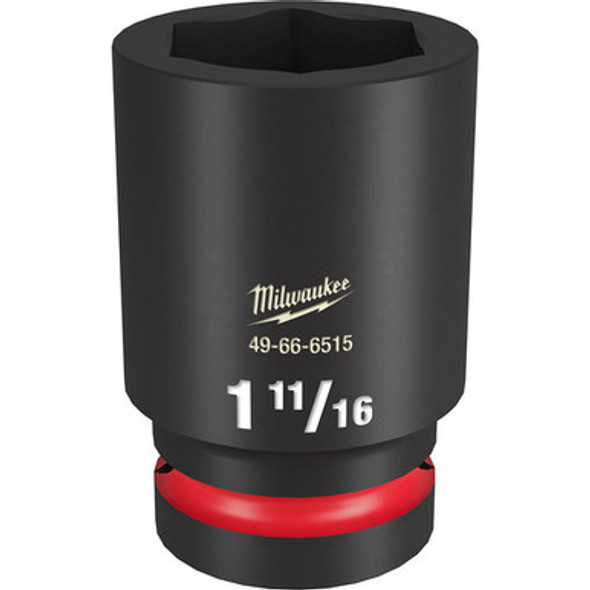 Milwaukee 49-66-6515 SHOCKWAVE Impact Duty 1"Drive 1-11/16" Deep 6 Point Socket