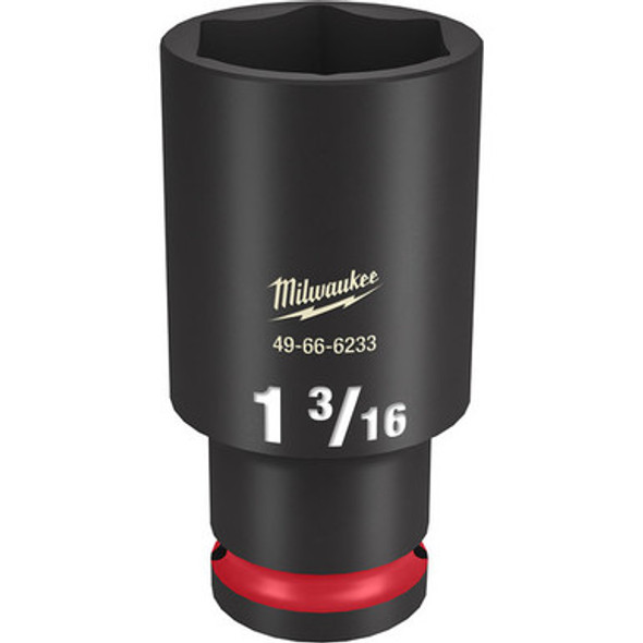 Milwaukee 49-66-6233 SHOCKWAVE Impact Duty 1/2"Drive 1-3/16" Deep 6 Point Socket