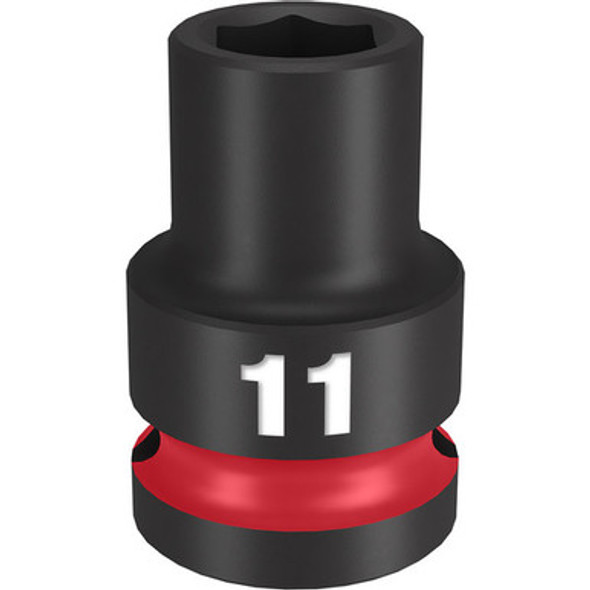 Milwaukee 49-66-6243 SHOCKWAVE Impact Duty 1/2"Drive 11MM Standard 6 Point Socket