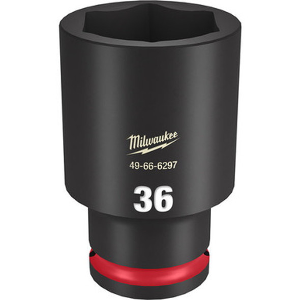 Milwaukee 49-66-6297 SHOCKWAVE Impact Duty 1/2"Drive 36MM Deep 6 Point Socket