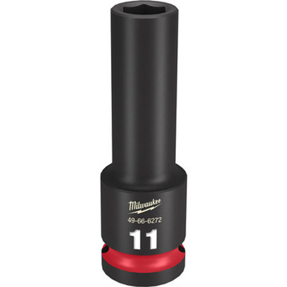 Milwaukee 49-66-6272 SHOCKWAVE Impact Duty 1/2"Drive 11MM Deep 6 Point Socket