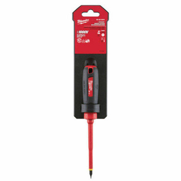 Milwaukee 48-22-2231 3/16" Cabinet - 4" 1000V Insulated Screwdriver