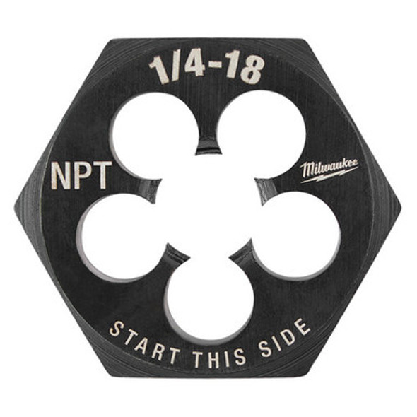 Milwaukee 49-57-5391 1/4"-18 NPT 1-7/16" Hex Threading Die