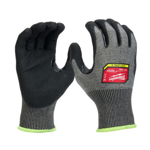 Milwaukee 48-73-7034B 12 Pair Cut Level 9 High-Dexterity Nitrile Dipped Gloves - XXL