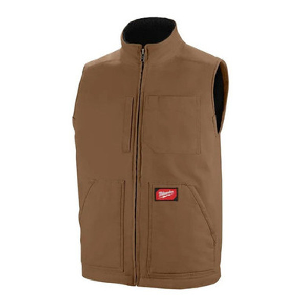 Milwaukee 801BR-3X Heavy Duty Sherpa-Lined Vest - Brown 3X
