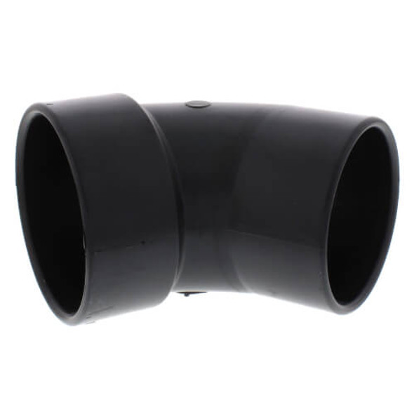 ABS DWV 60 Street Elbow (Hub x Spg)