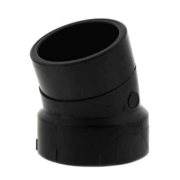 ABS DWV 22-1/2 Street Elbow (Hub x Spg)