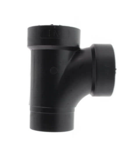 ABS DWV Street Sanitary Tee (SPG x HUB x HUB)