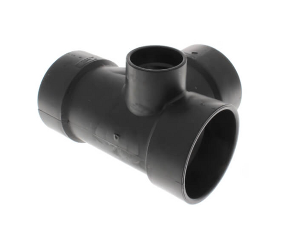 ABS DWV Sanitary Tee W/ Right Side Inlet (ALL HUB)