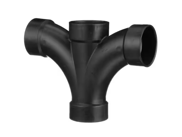 ABS DWV Double Fixture Fitting (ALL HUB)