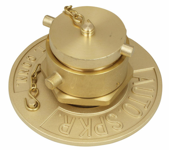 FDC Single Complete w/Plate  &  Plug Brass