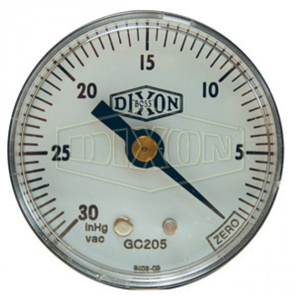 GC205 - Center Back Mount Vacuum Gauge