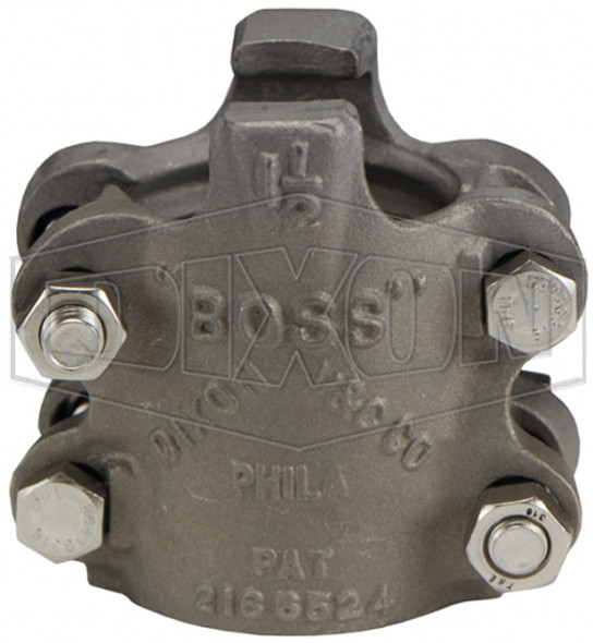 RB24 - Boss® Clamp 4 Bolt Type, 2 Gripping Fingers