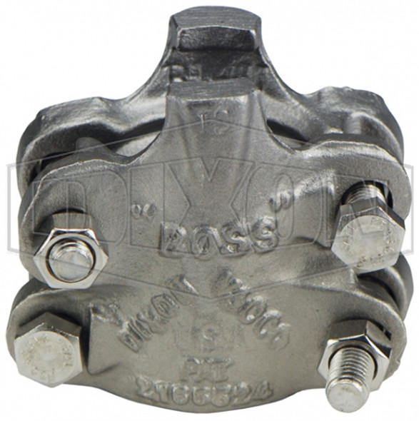 RBU14 - Boss® Clamp 4 Bolt Type, 2 Gripping Fingers