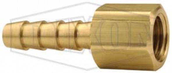 1430408K - Female 45°SAE/37°JIC Swivel x Hose Barb