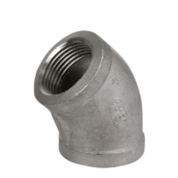 SS 150 # ISO Threaded 90 Degree Street Elbow Pipe Fitting –  StainlessValvesandFittings