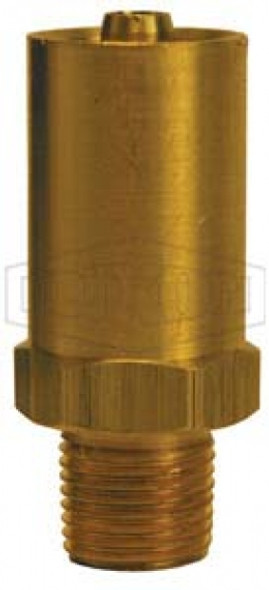 0010260C - Grease Whip Male NPT Solid Base Hose Fitting