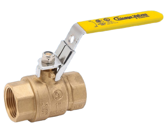 Full Port 2 PC Brass Ball Valve
