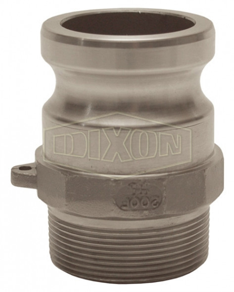 300-F-HA - Cam & Groove Hastelloy Type F Adapter x Male NPT