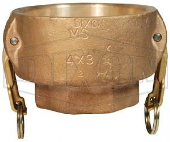 4030-D-BR - Cam & Groove Type D Jump Size Coupler x Female NPT