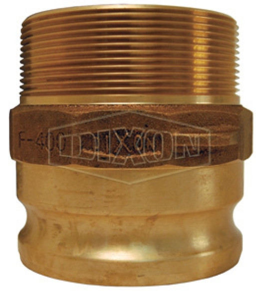 150-F-BR - Dixon Cam & Groove Type F Adapter x Male NPT