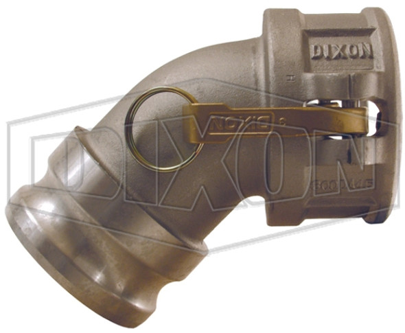 200DA-45AL - Dixon Type DA 45° Elbow Adapter x Coupler