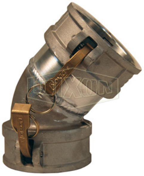 600DD-45AL - Dixon Type DD 45° Elbow Coupler x Coupler