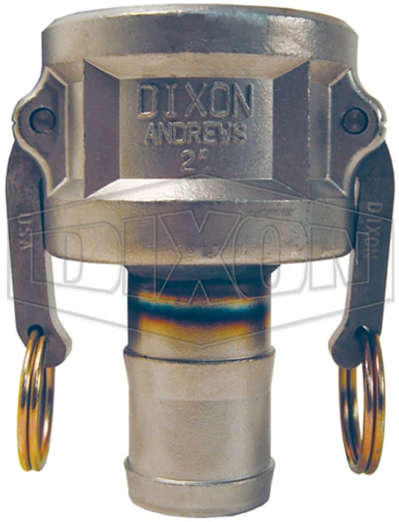 2015-C-SS - Dixon Cam & Groove Type C Jump Size Coupler x Hose Shank