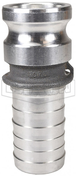 600-E-AL - Dixon Cam & Groove Type E Adapter x Hose Shank