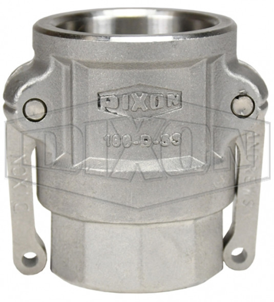 100-D-SS - Dixon Cam & Groove Type D Coupler x Female NPT 100-D-SS - Dixon Cam & Groove Type D Coupler x Female NPT